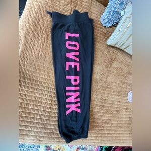 PINK Victoria's Secret Black Leggings